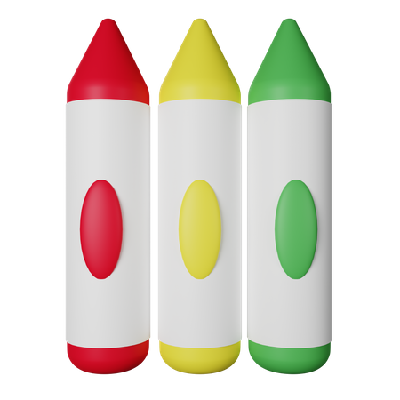 Crayon  3D Icon