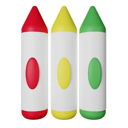 Crayon  3D Icon