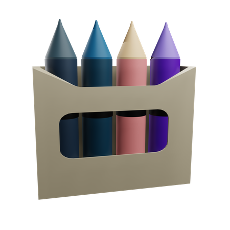 Crayon  3D Icon