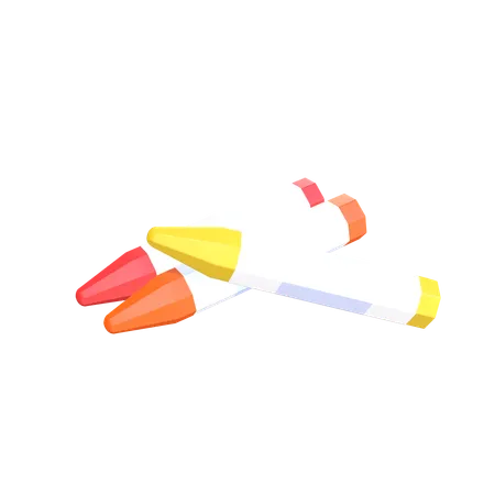 Crayon  3D Icon