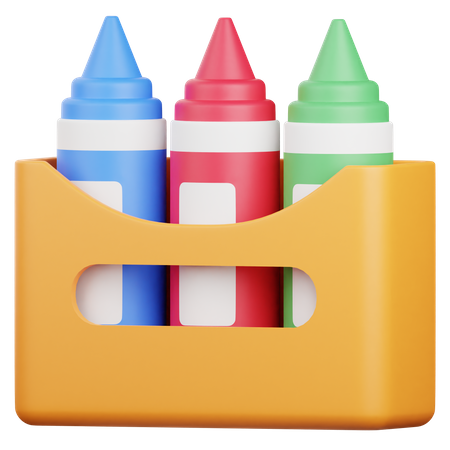 Crayon  3D Icon