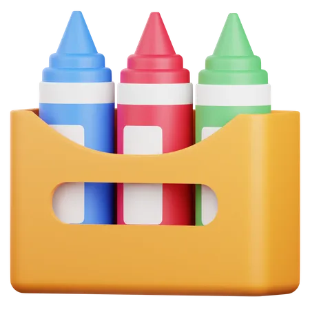 Crayon  3D Icon