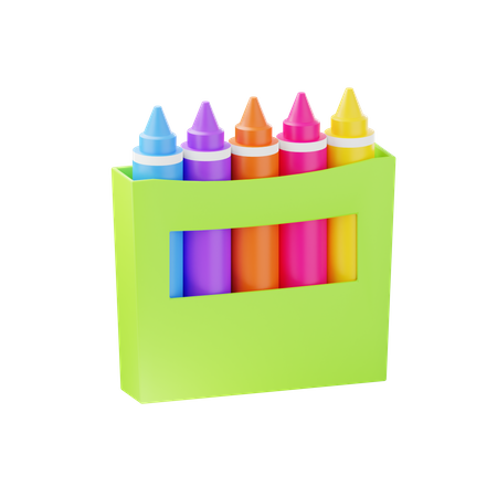 Crayon  3D Icon