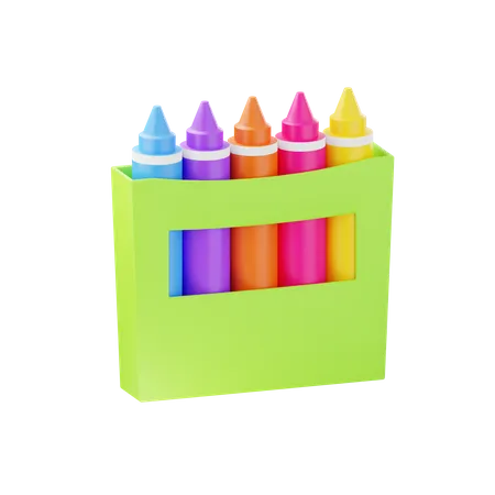 Crayon  3D Icon