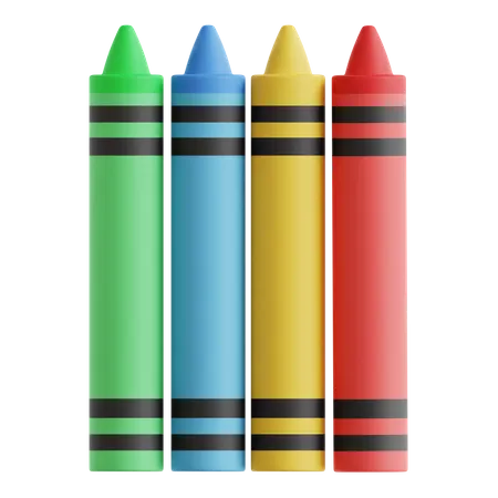 Crayon  3D Icon