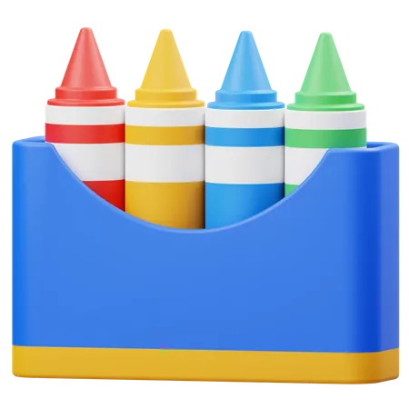 Crayon  3D Icon