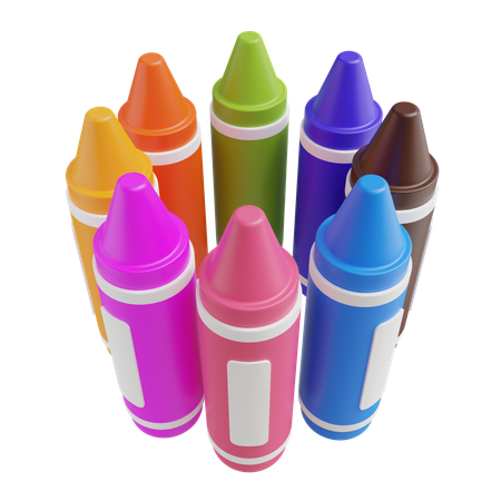 Crayon  3D Icon