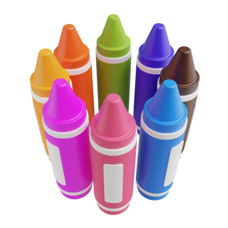 Crayon  3D Icon