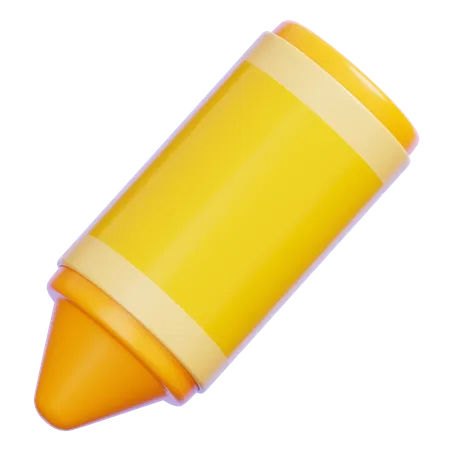 Crayon  3D Icon