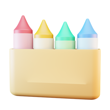 Crayon  3D Icon