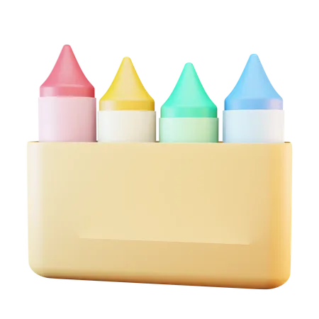 Crayon  3D Icon