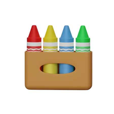 Crayon  3D Icon