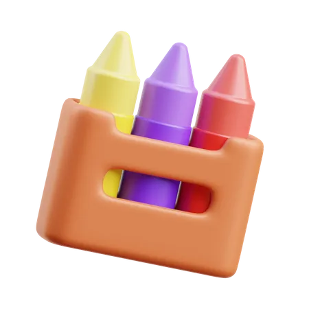 Crayon  3D Icon