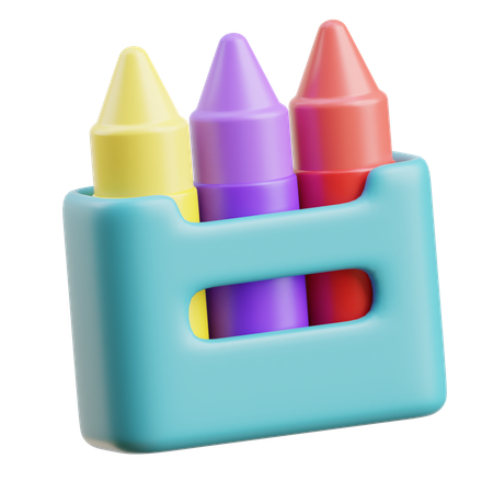 Crayon  3D Icon