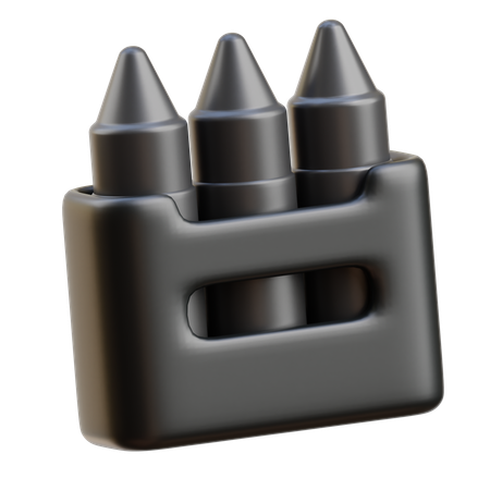 Crayon  3D Icon