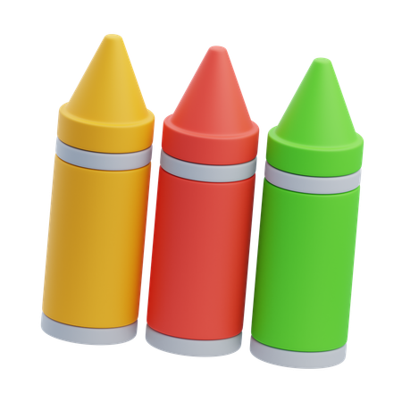 Crayon  3D Icon