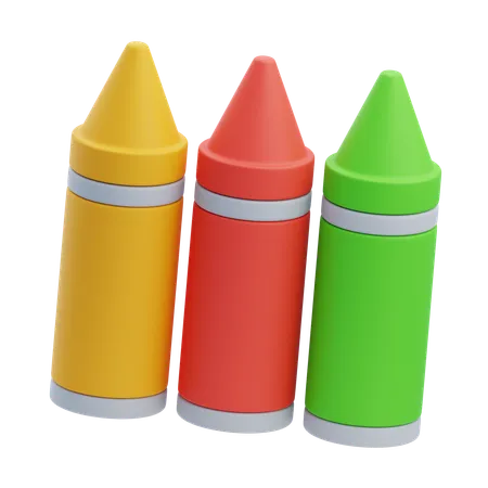 Crayon  3D Icon