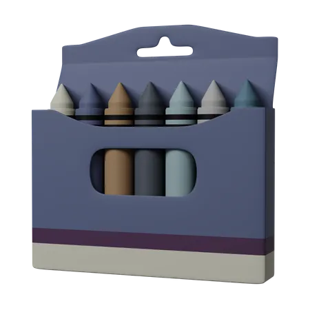 Crayon  3D Icon