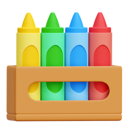 Crayon  3D Icon