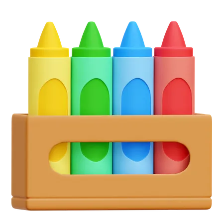 Crayon  3D Icon