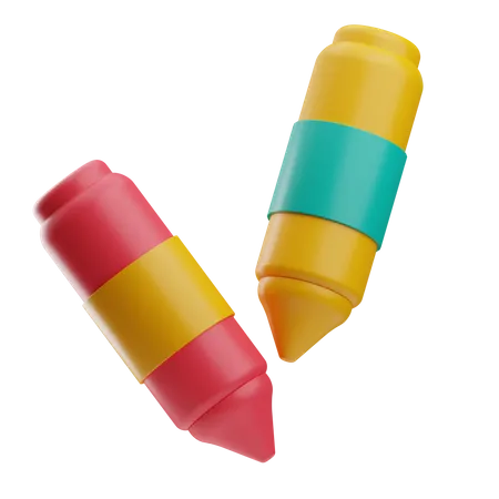 Crayon  3D Icon