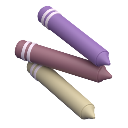 Crayon  3D Icon