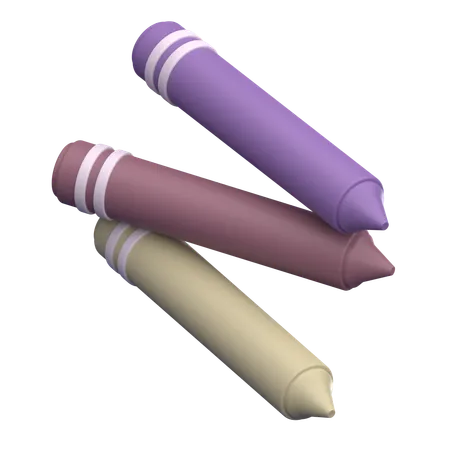 Crayon  3D Icon