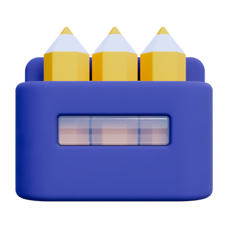 Crayon  3D Icon