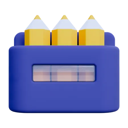 Crayon  3D Icon