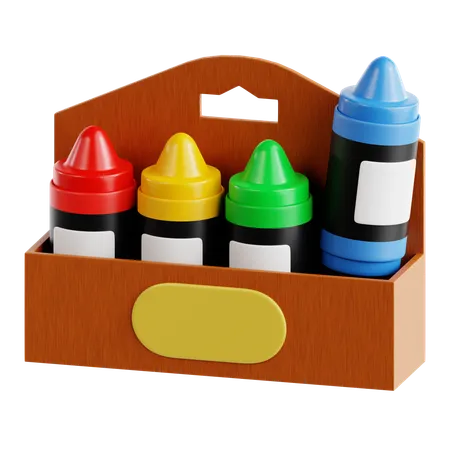 Crayon  3D Icon