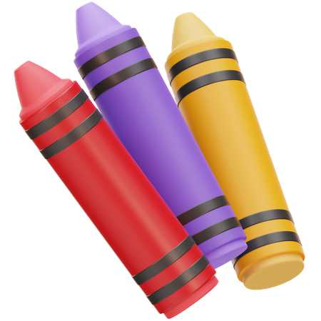 Crayon  3D Icon