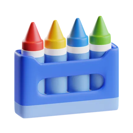 Crayon  3D Icon