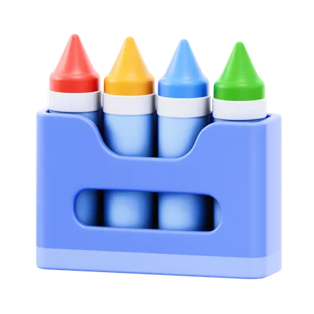 Crayon  3D Icon