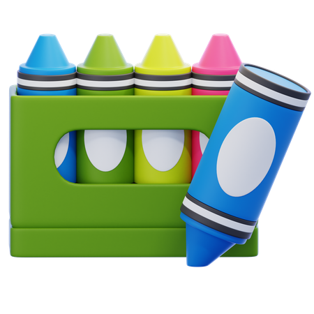 Crayon  3D Icon