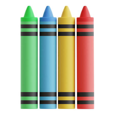 Crayon  3D Icon
