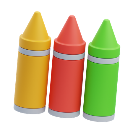 Crayon  3D Icon