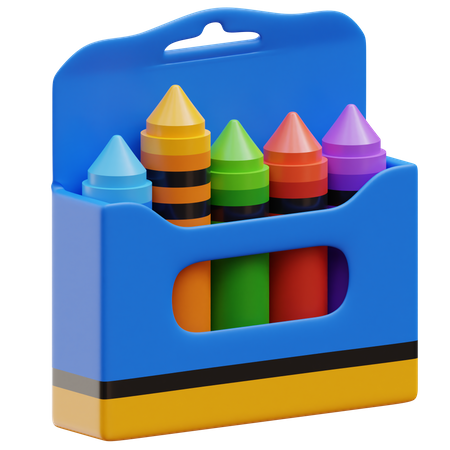 Crayon  3D Illustration