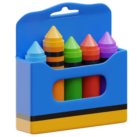 Crayon  3D Illustration