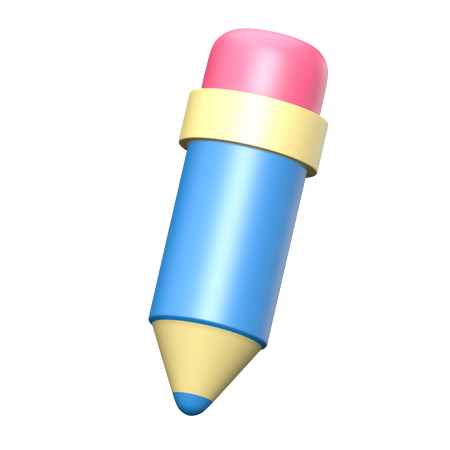 Crayon  3D Illustration
