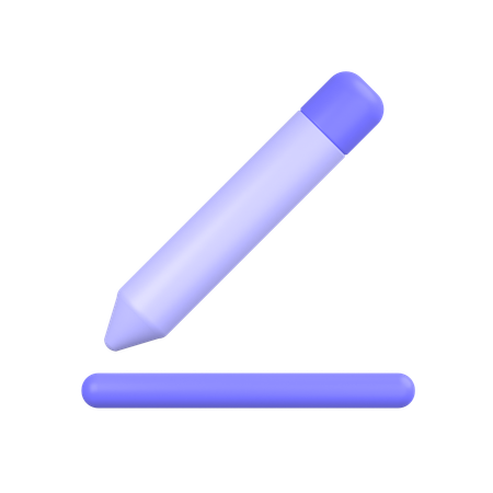 Crayon  3D Icon