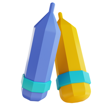 Crayon  3D Icon