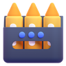 3d crayon emoji