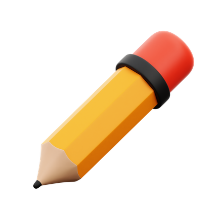 Crayon  3D Icon