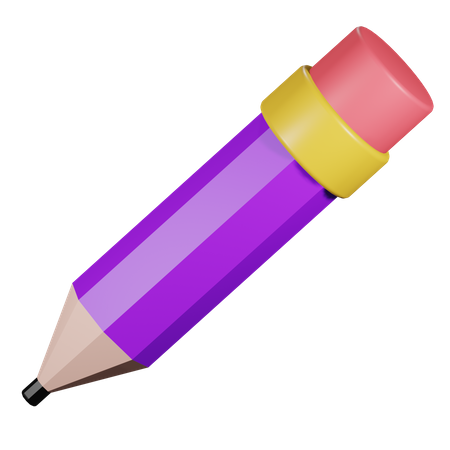 Crayon  3D Icon