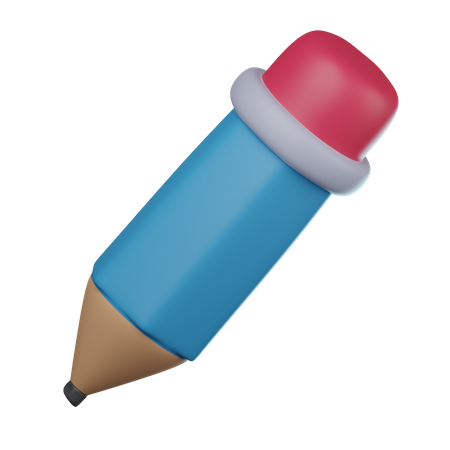 Crayon  3D Icon