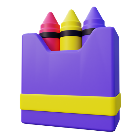 Lápiz de color  3D Icon