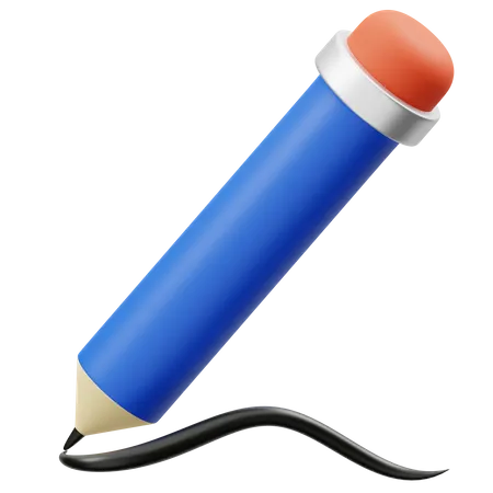 Crayon  3D Icon