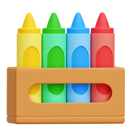 147 3D Crayon Illustrations - Free in PNG, BLEND, GLTF - IconScout