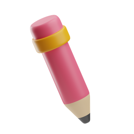 Crayon  3D Icon