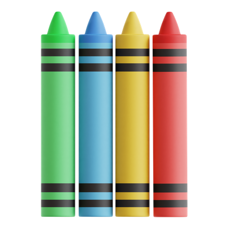 Crayon  3D Icon
